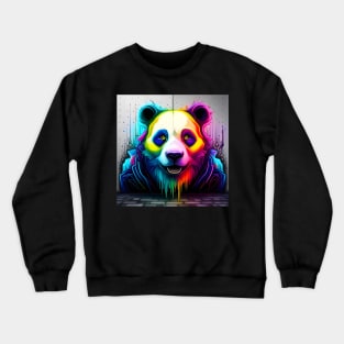 Acid Panda Graffiti Crewneck Sweatshirt